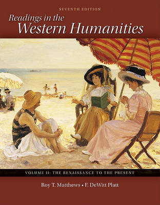Readings in the Western Humanities Volume 2 by Roy Matthews (MICHIGAN STATE U-EAST LANSING MICHIGAN STATE UEAST LANSING MICHIGAN STATE UEAST LANSING MICHIGAN STATE UEAST LANSING MICHIGAN STATE UEAS image