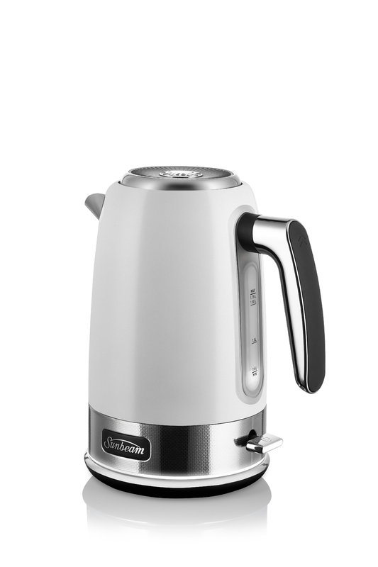 Buy Sunbeam New York Collection Jug Kettle White Silver at Mighty Ape NZ