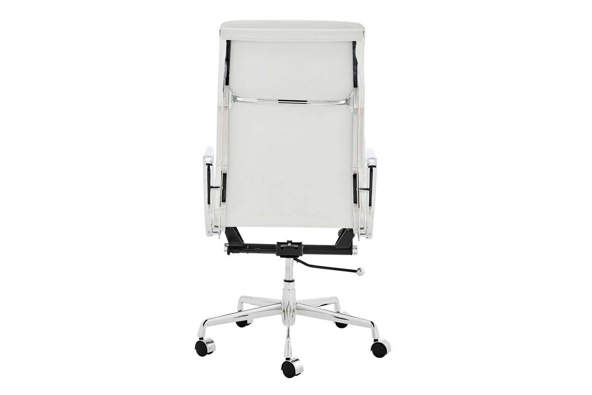 Buy Matt Blatt Replica Eames Group Standard Aluminium Padded High Back Office Chair (White) at