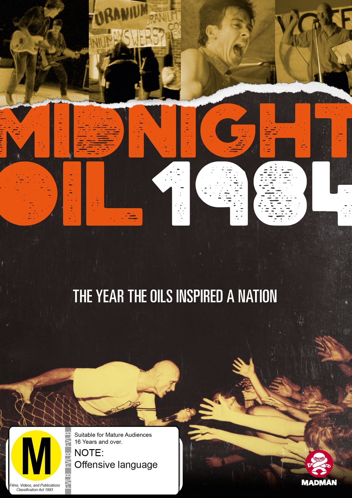 Midnight Oil 1984 on DVD image