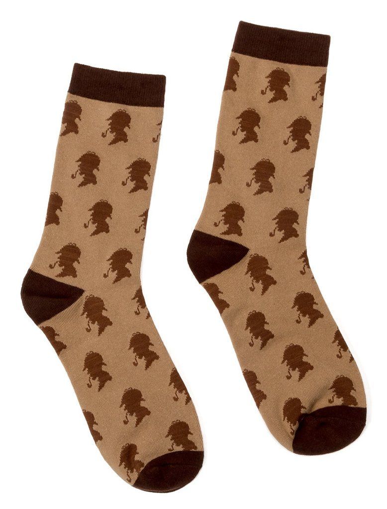 Out of Print: Sherlock Holmes - Men's Crew Socks