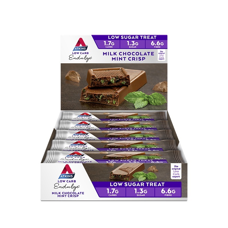 Atkins Endulge Bars - Milk Chocolate Mint Crisp (15 x 30g) image