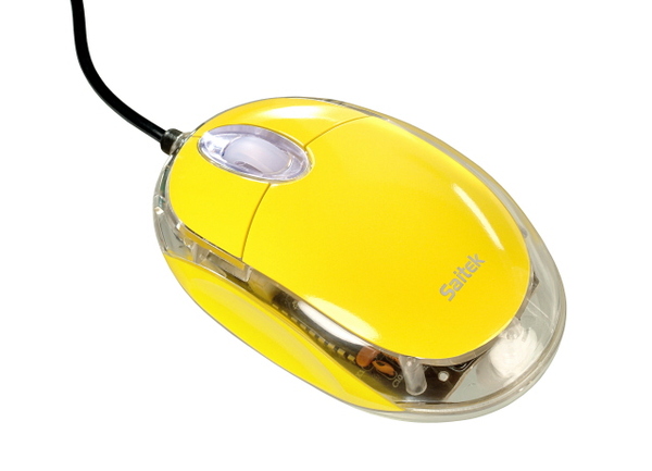 Saitek Notebook Optical Mouse - Yellow image