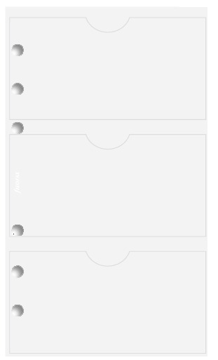Filofax - Personal Business Card Holder - Double Sided (Holds 6 Cards) image