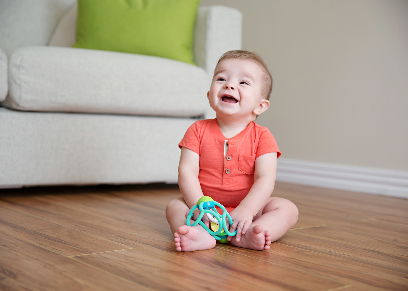 Bolli Ball - Flexible Discovery Rattle Ball (Assorted Colours) image