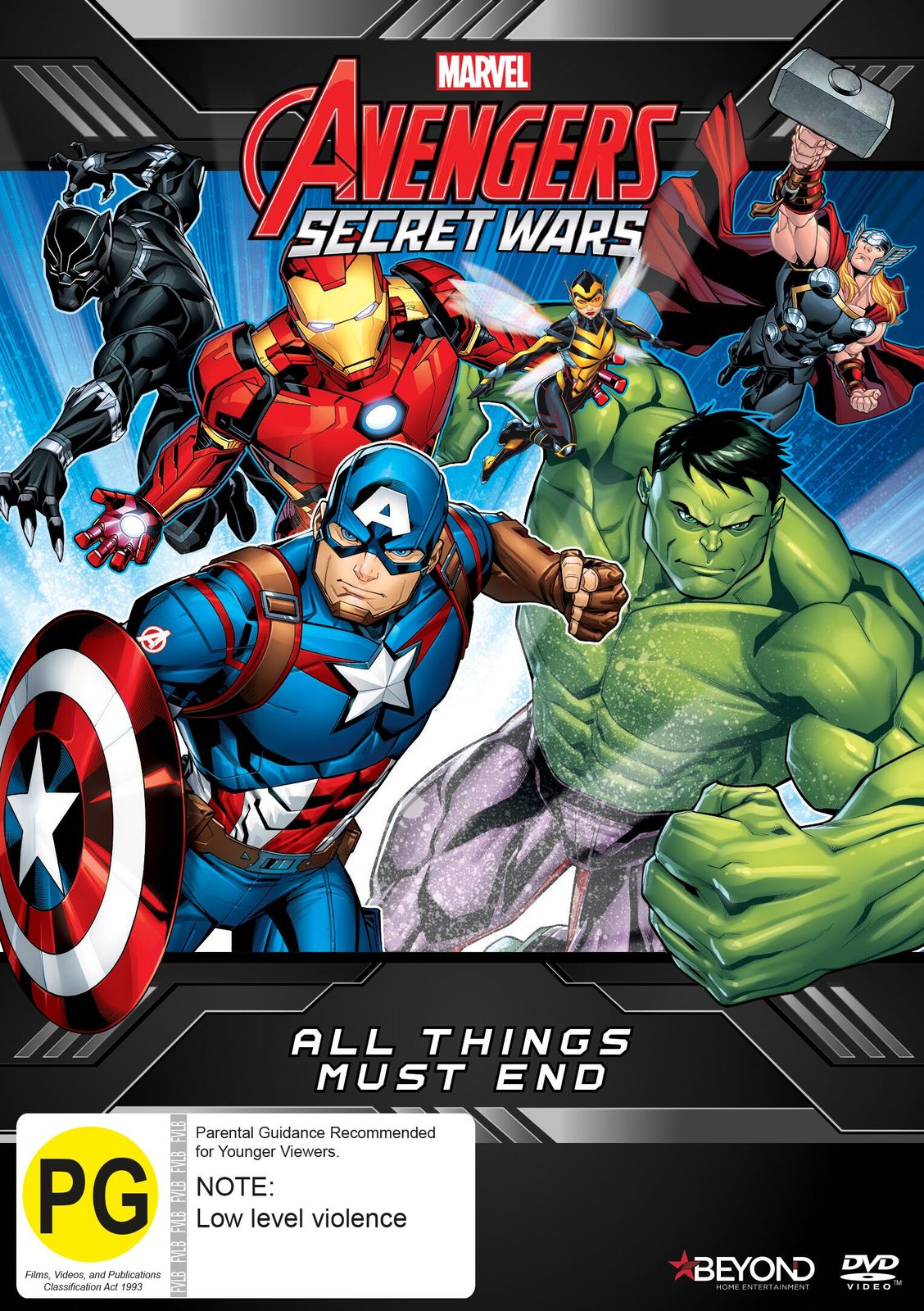 Avengers Secret Wars: All Things Must End on DVD