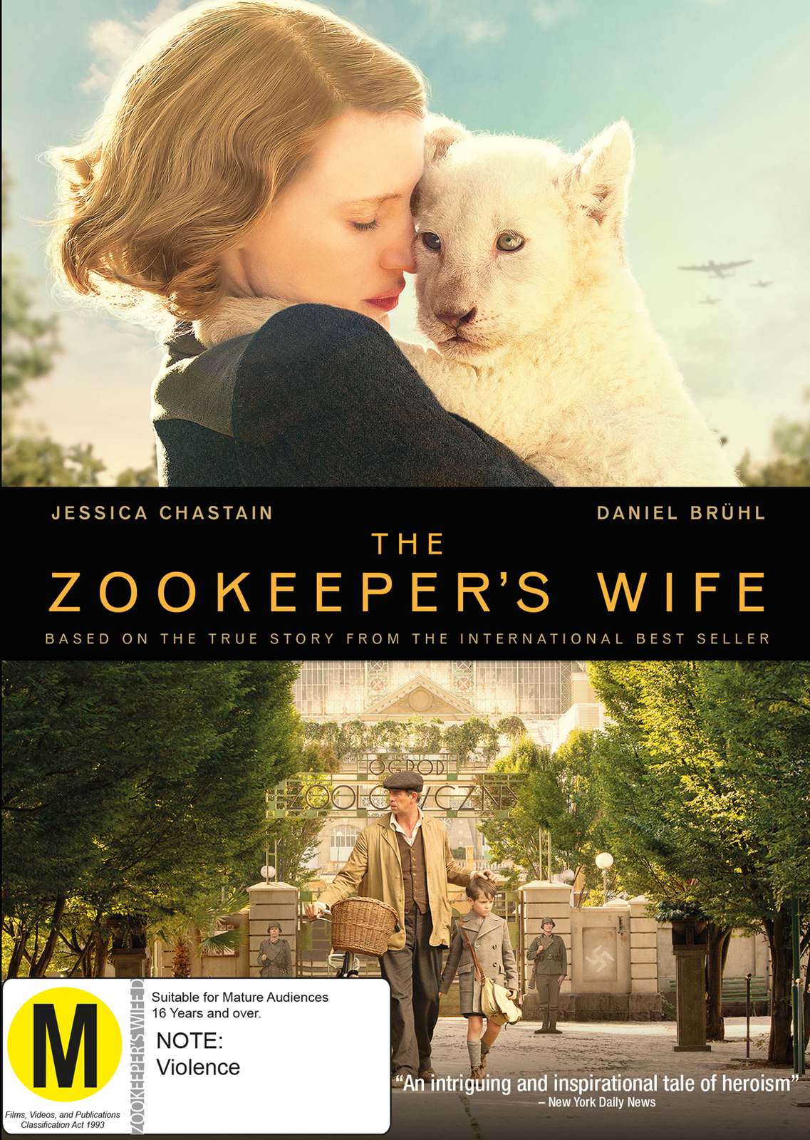 The Zookeepers Wife on DVD image