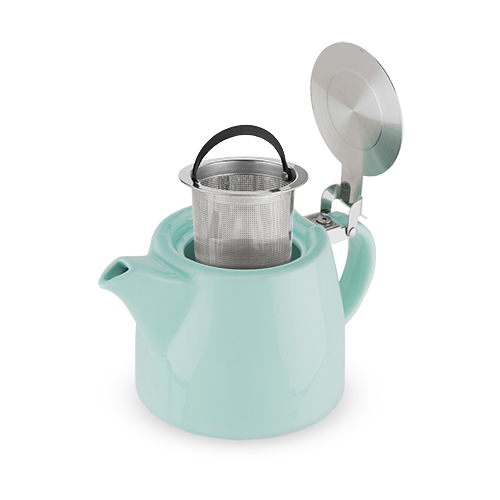 Pinky Up: Harper - Ceramic Teapot & Infuser (Blue) image