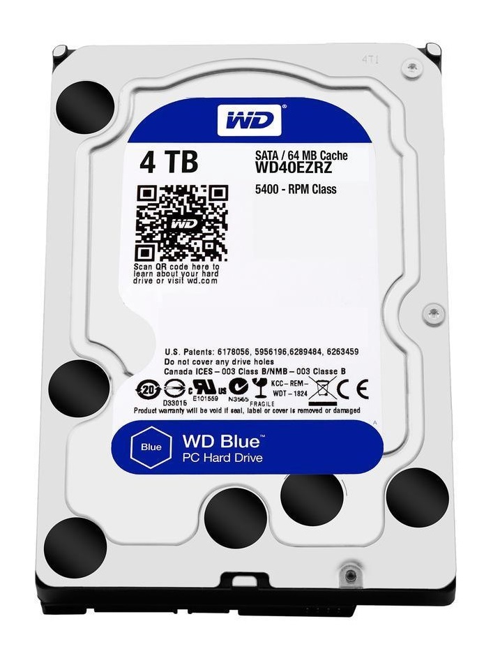 4TB WD Blue - 3.5" IntelliPower HDD (5400RPM) image
