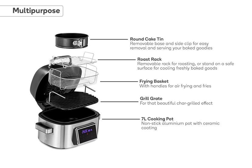 Buy Kogan 7in1 Air Fryer & Grill at Mighty Ape NZ