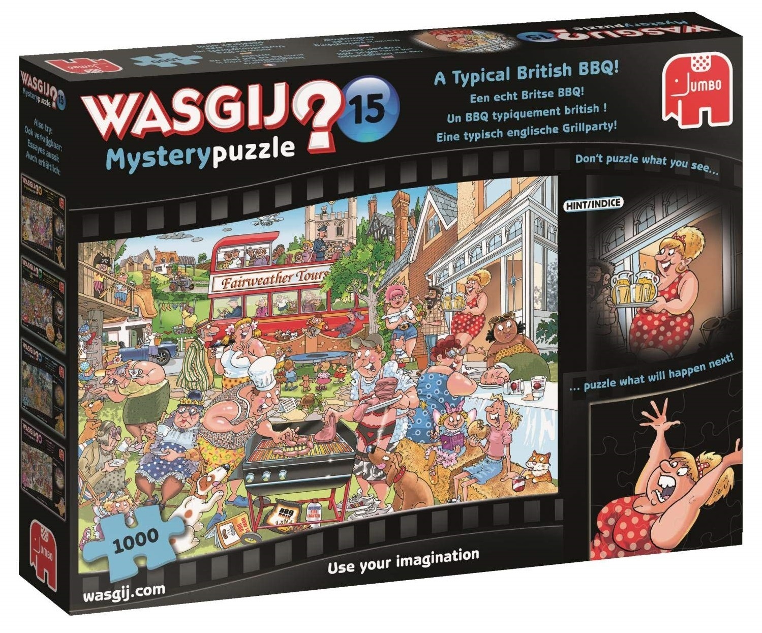 Wasgij: 1000 Piece Puzzle - Originals #15 (A Typical British BBQ!) image