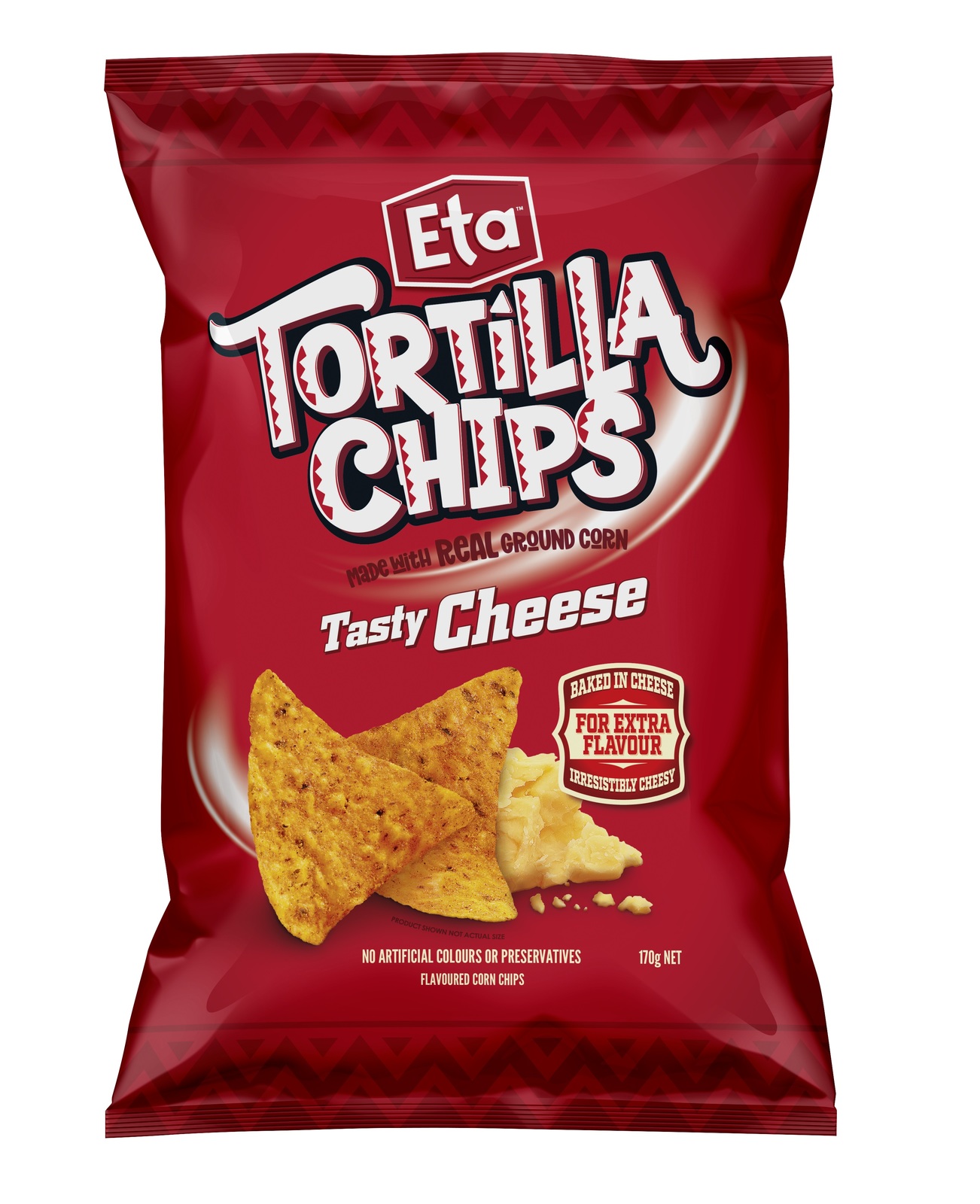 Eta Tortilla Chips Tasty Cheese 170g At Mighty Ape NZ