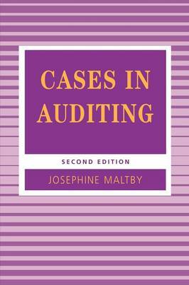 Cases in Auditing by Josephine Maltby image