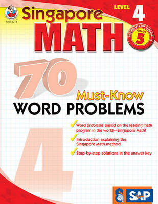 70 Must-Know Word Problems, Grade 5