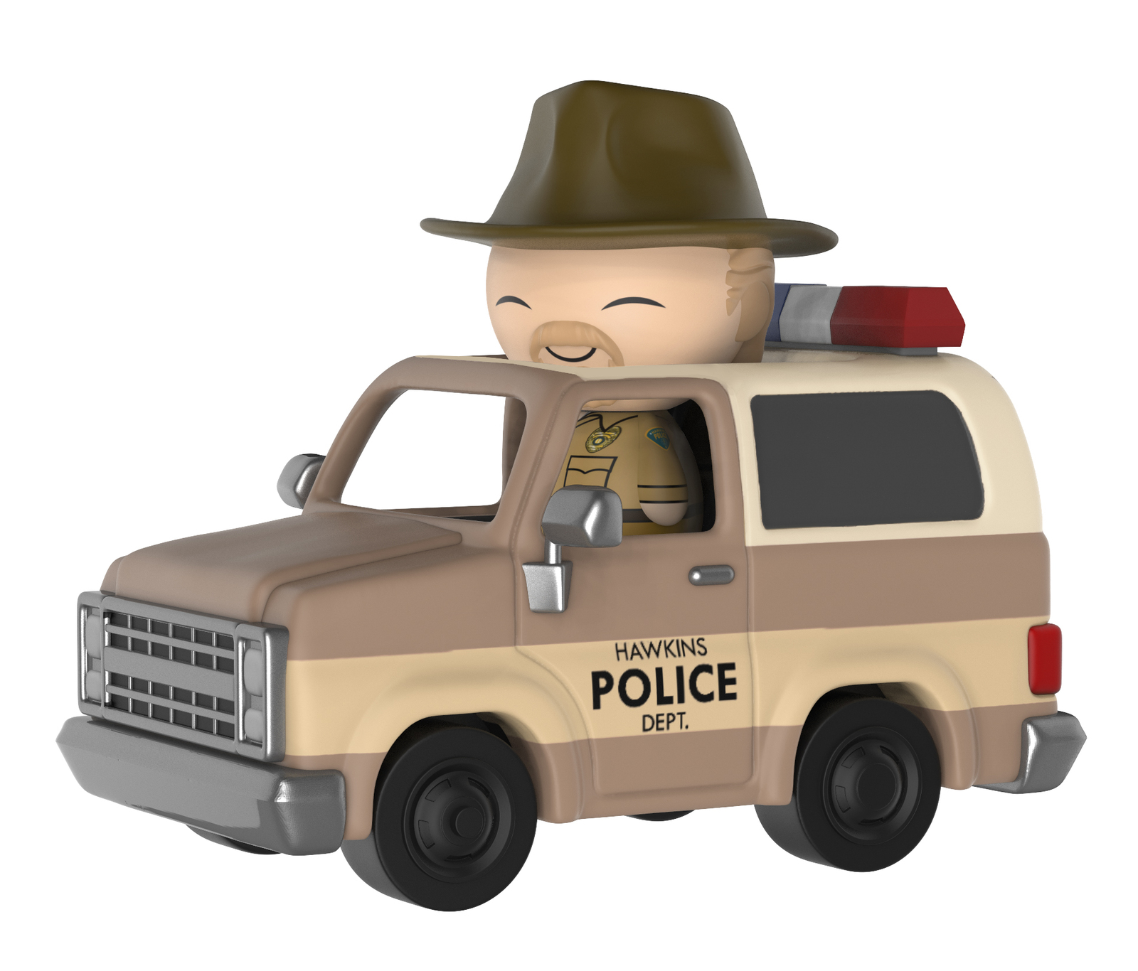 Stranger Things: Hopper & Sheriff Wagon Dorbz Ridez Vinyl Figure image