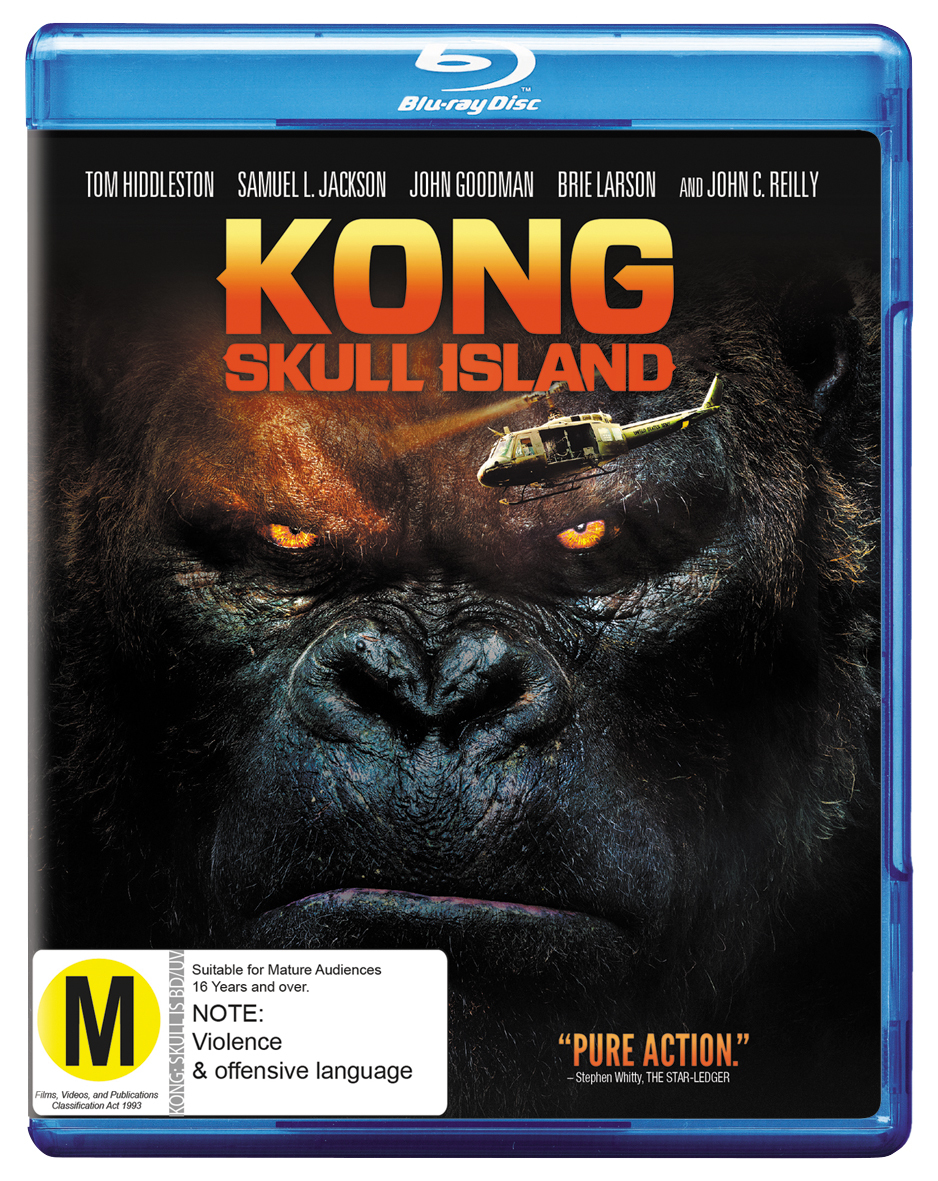 Kong: Skull Island on Blu-ray