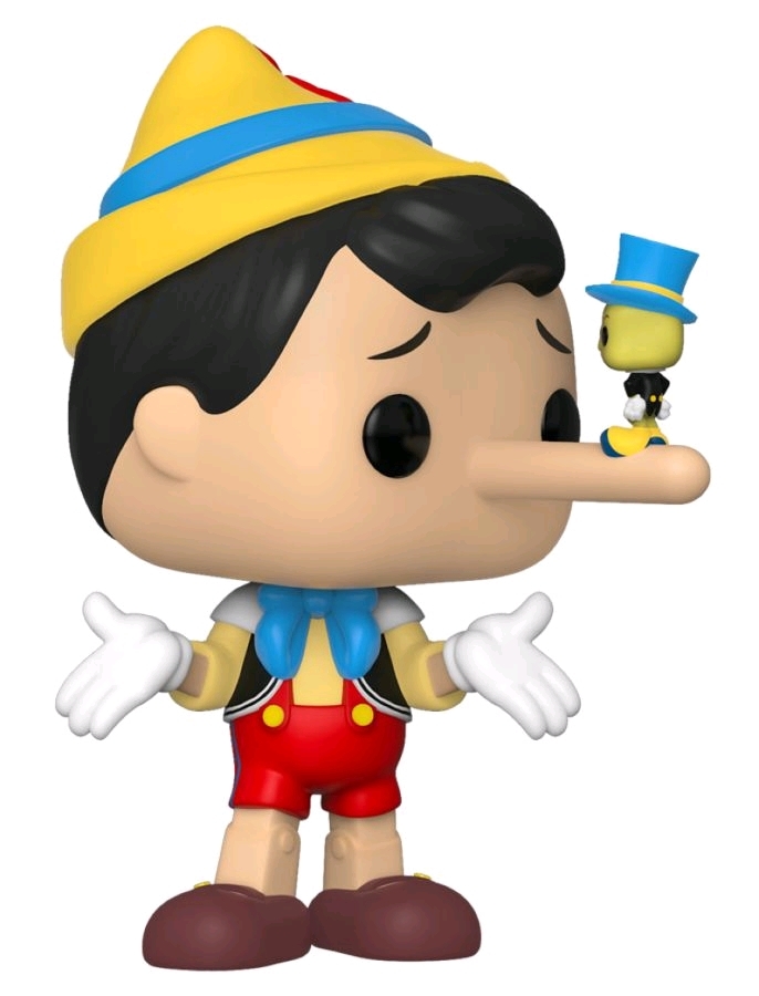 Disney: Pinocchio with Jiminy Pop! - Pop! Vinyl Figure