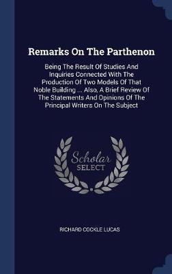 Remarks on the Parthenon by Richard Cockle Lucas image