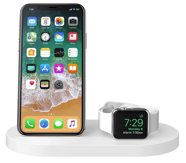Belkin BOOSTUP Wireless Charging Dock for iPhone + Apple Watch + USBA