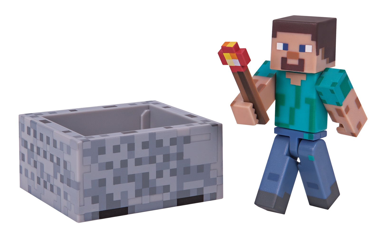 Minecraft: Series 3 Action Figure (Minecart Steve) image