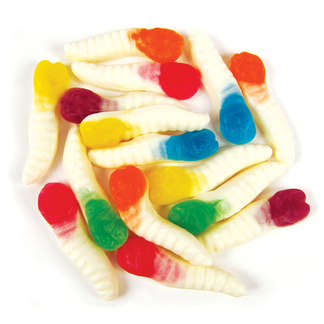 Huhu Grubs Lollies 1kg - Rainbow Confectionery image