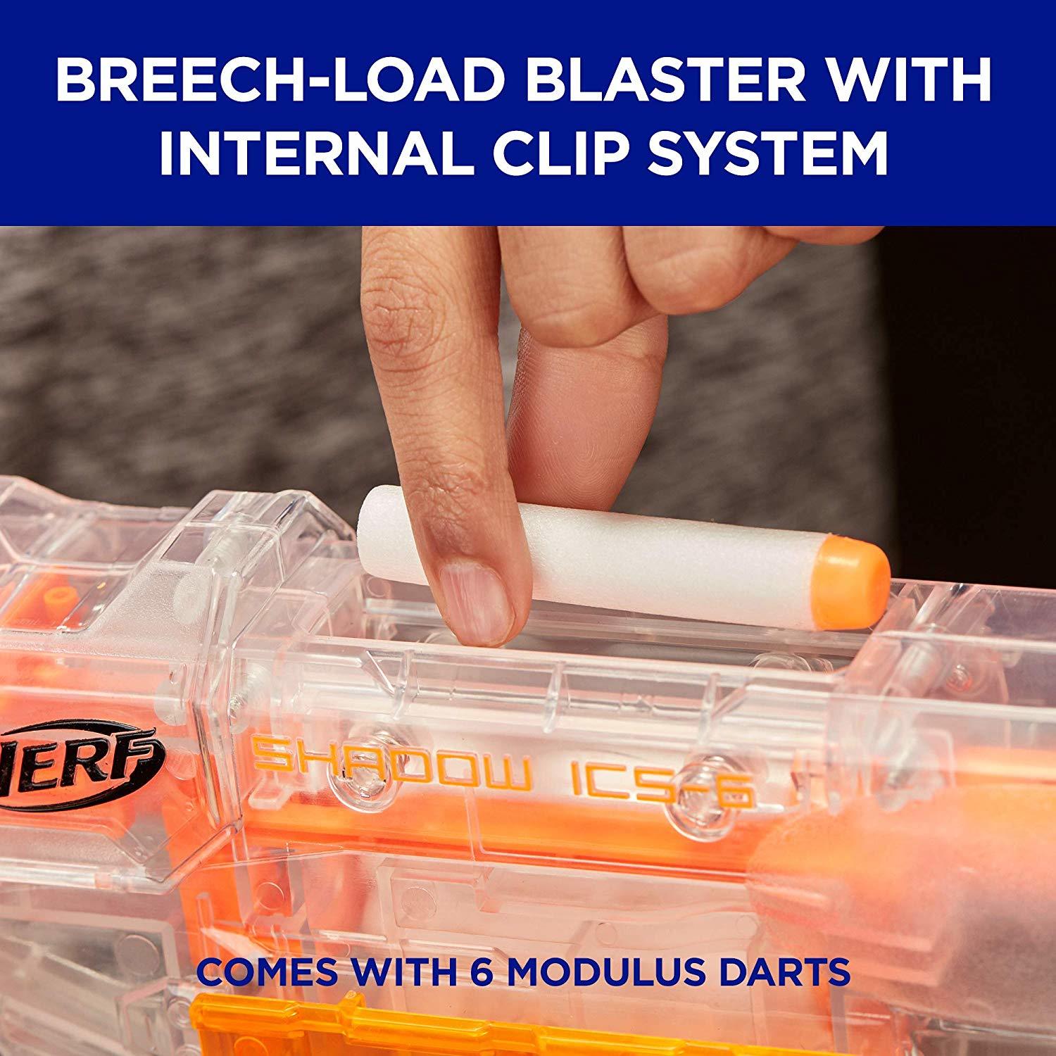Nerf Modulus: Ghost Ops - Shadow ICS-6 Blaster image