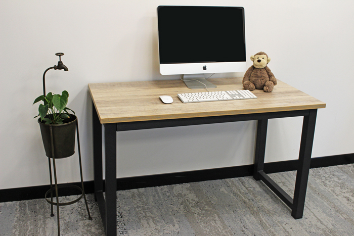 Gorilla Office: Multi-Purpose Desk with Wood Grain Finish Top image