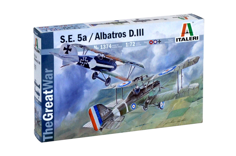 Italeri S.E.5a / Albatros D.III 1:72 Scale Model Kit