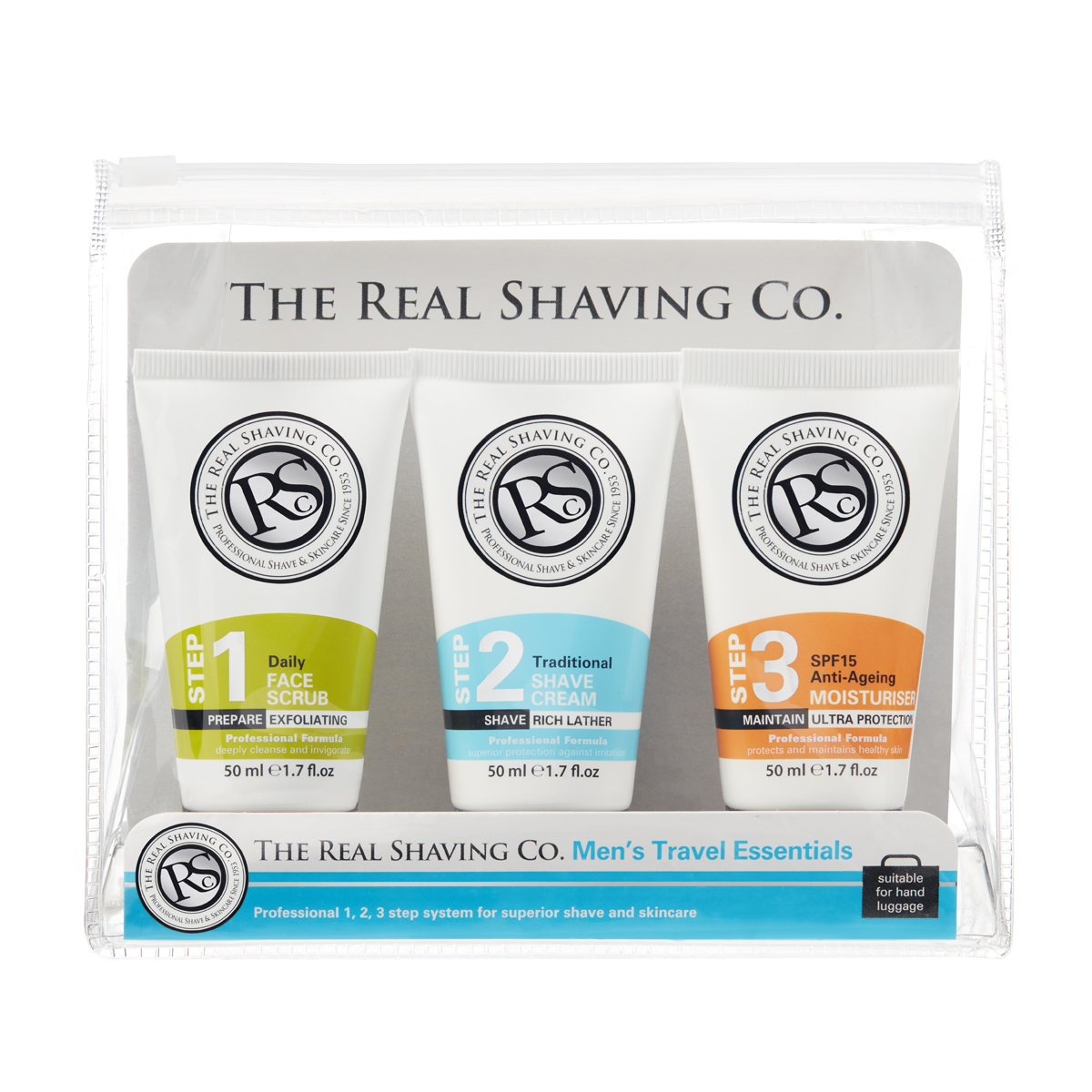 Buy The Real Shaving co Men's Travel Essentials at Mighty Ape NZ