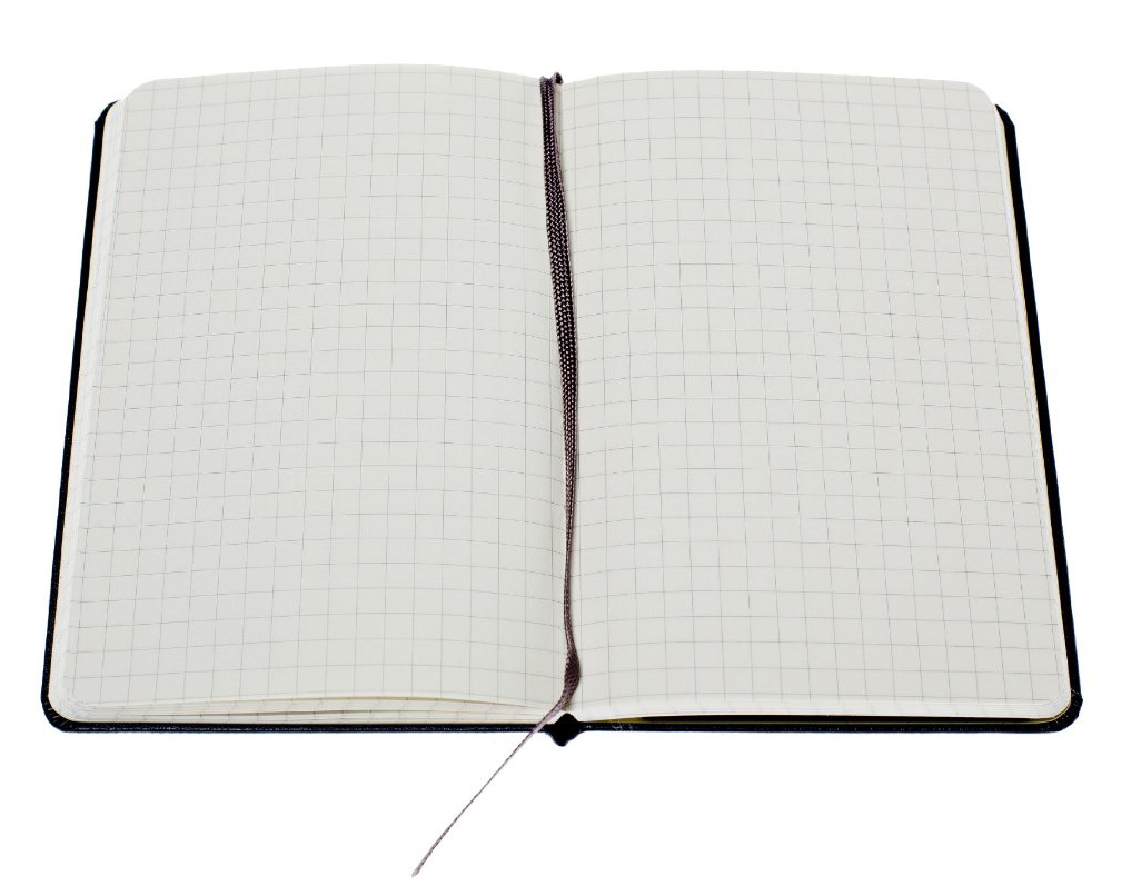 Moleskine Squared Notebook (Pocket, Hard, Black)