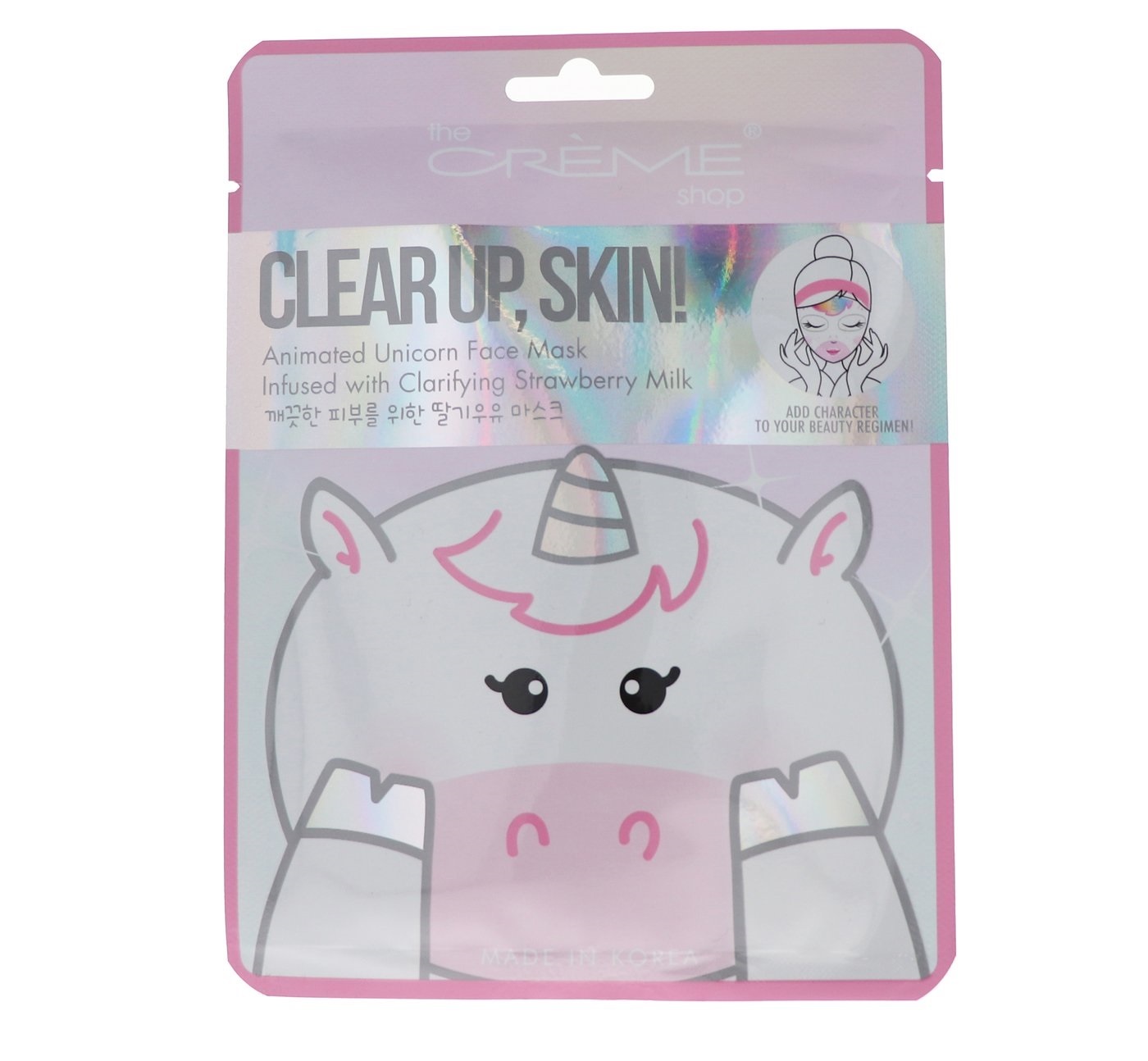 The Creme Shop Clear Up Skin Sheet Mask (Unicorn)