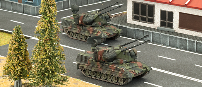 Flames of War: Team Yankee - Gepard Flakpanzer Batterie image