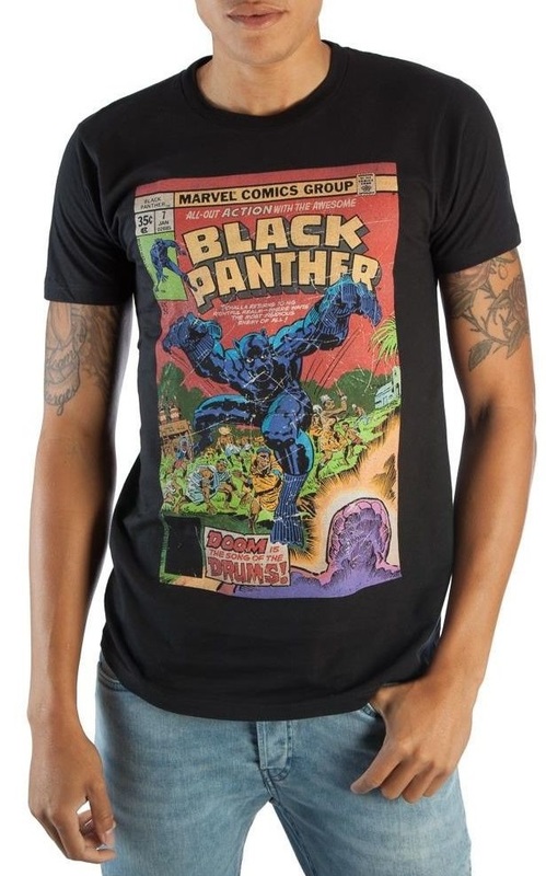 Black Panther T-Shirt - Corrugate Boxed 