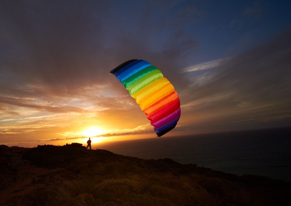 HQ Kites: Symphony Beach III 2.2 Rainbow - Sport Foil Kite image