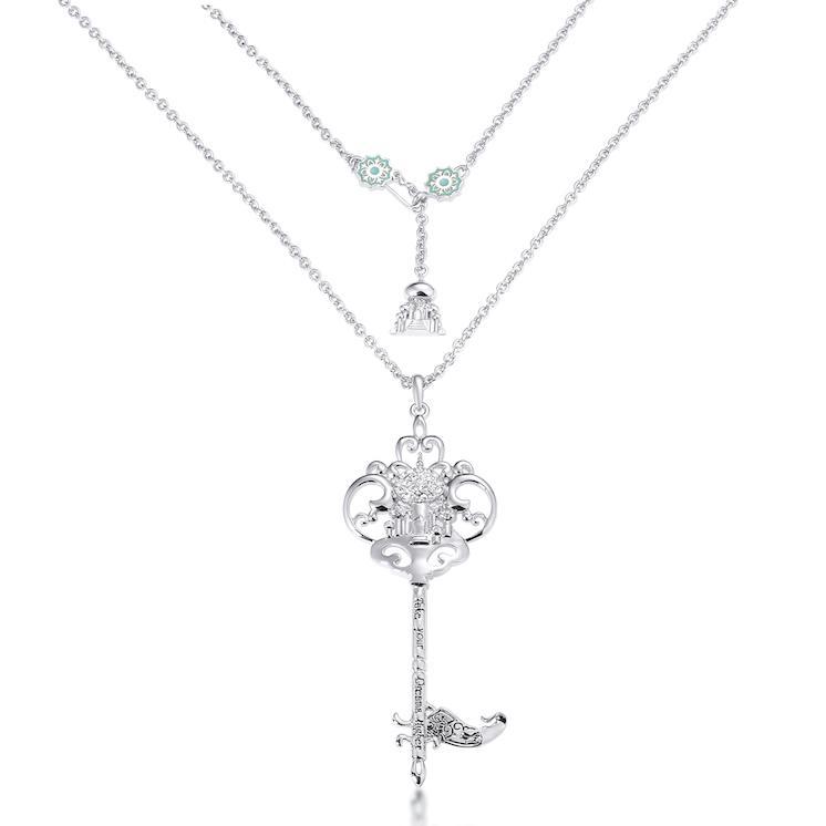 Couture Kingdom: Disney - Princess Jasmine Necklace (White Gold)