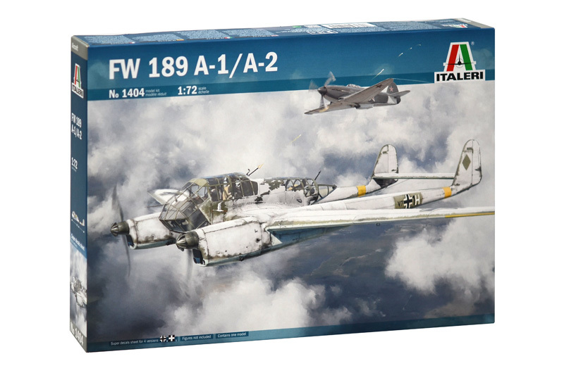 Italeri 1/72 Focke Wulf FW189 A1 - Scale Model Kit image