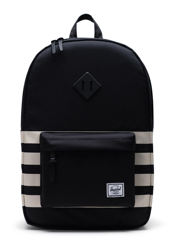 heritage offset denim backpack