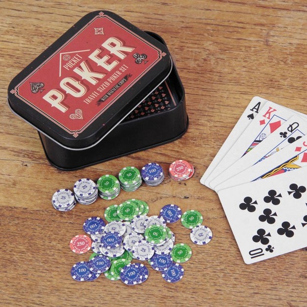 Pocket Poker Travel Tin