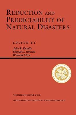 Reduction And Predictability Of Natural Disasters by John Rundle image