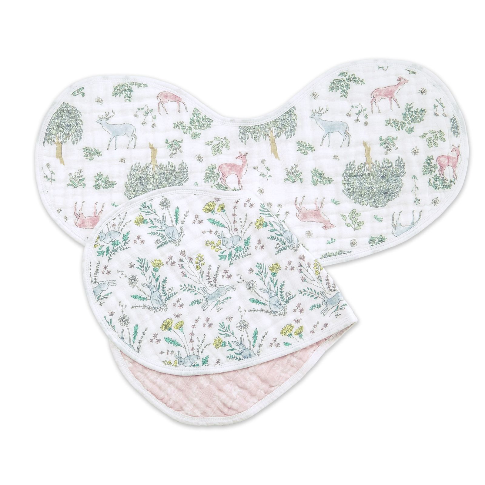 Aden + Anais: Classic Burpy Bib - Forest Fantasy (2 Pack) image