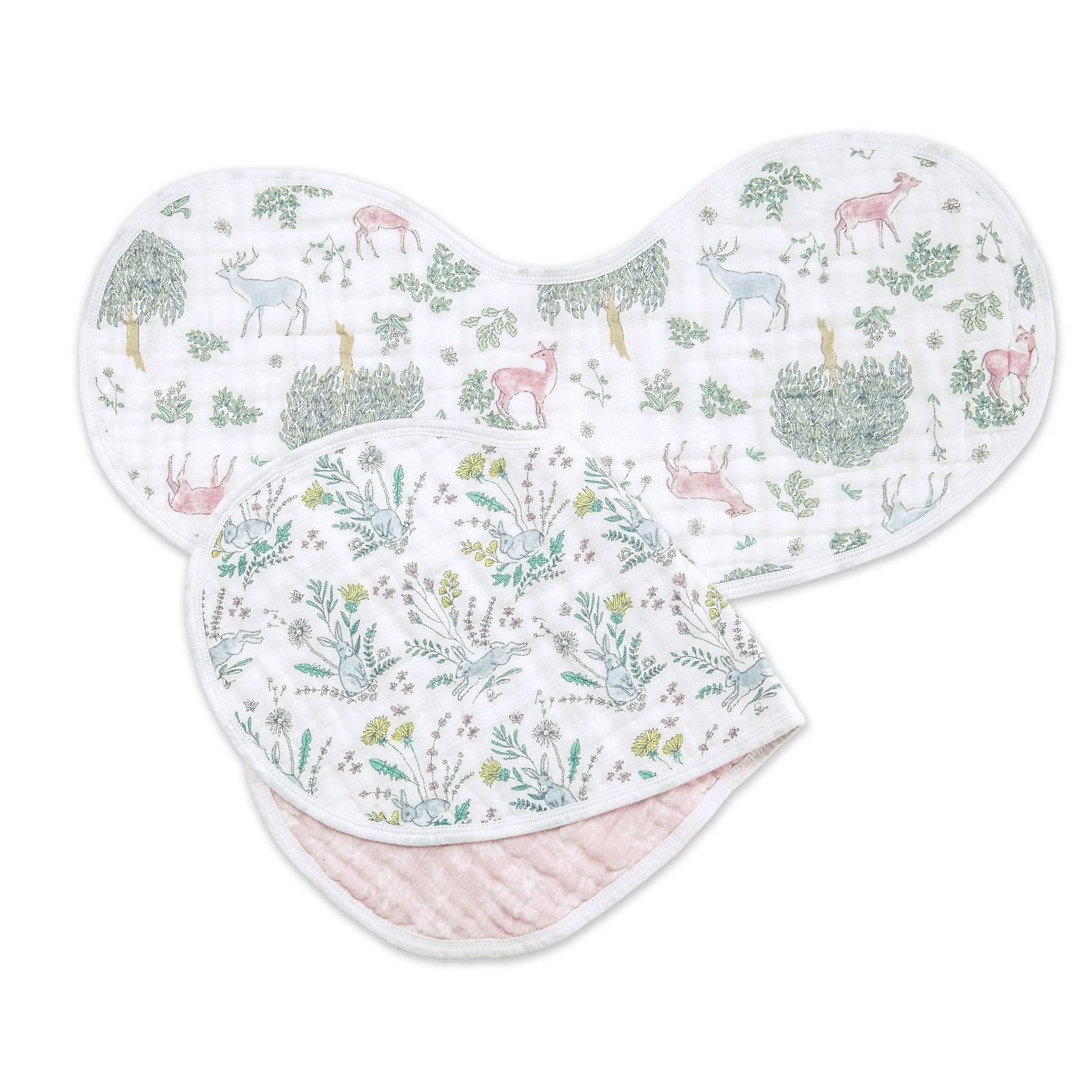 Aden + Anais: Classic Burpy Bib - Forest Fantasy (2 Pack)