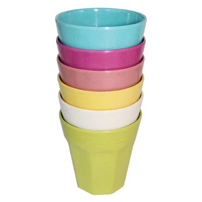 ECup - Set of 6 Bamboo Cups