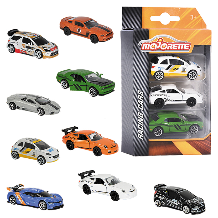 Majorette: Racing Cars 3-Piece Set - (Assorted Designs) image