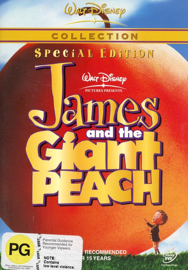 James & the Giant Peach on DVD image