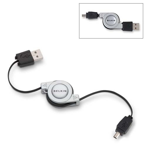 Belkin Retractable USB Mini Cable 4pin image