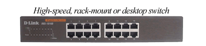 D-Link 16-Port 10/100/1000 Rackmountable Switch image