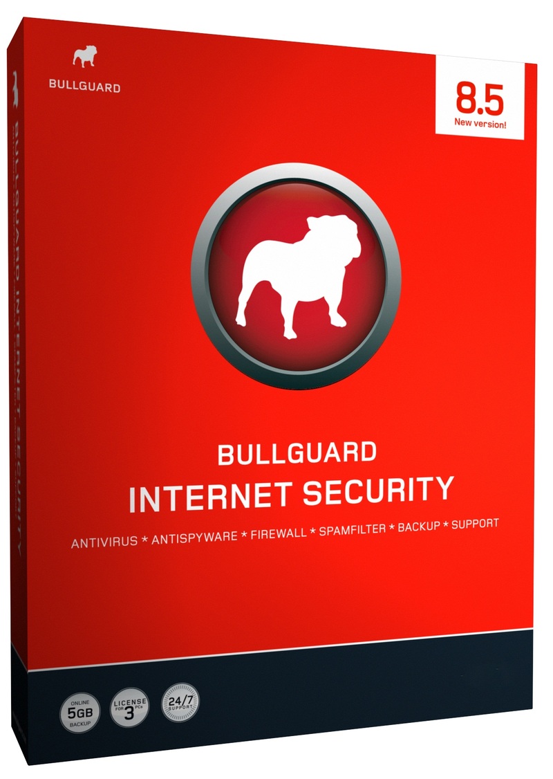 BullGuard Internet Security 8.5 - 3 User Retail Pack image