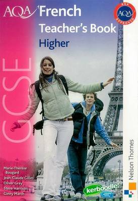 AQA GCSE French Higher Teacher Book by Oliver Gray image