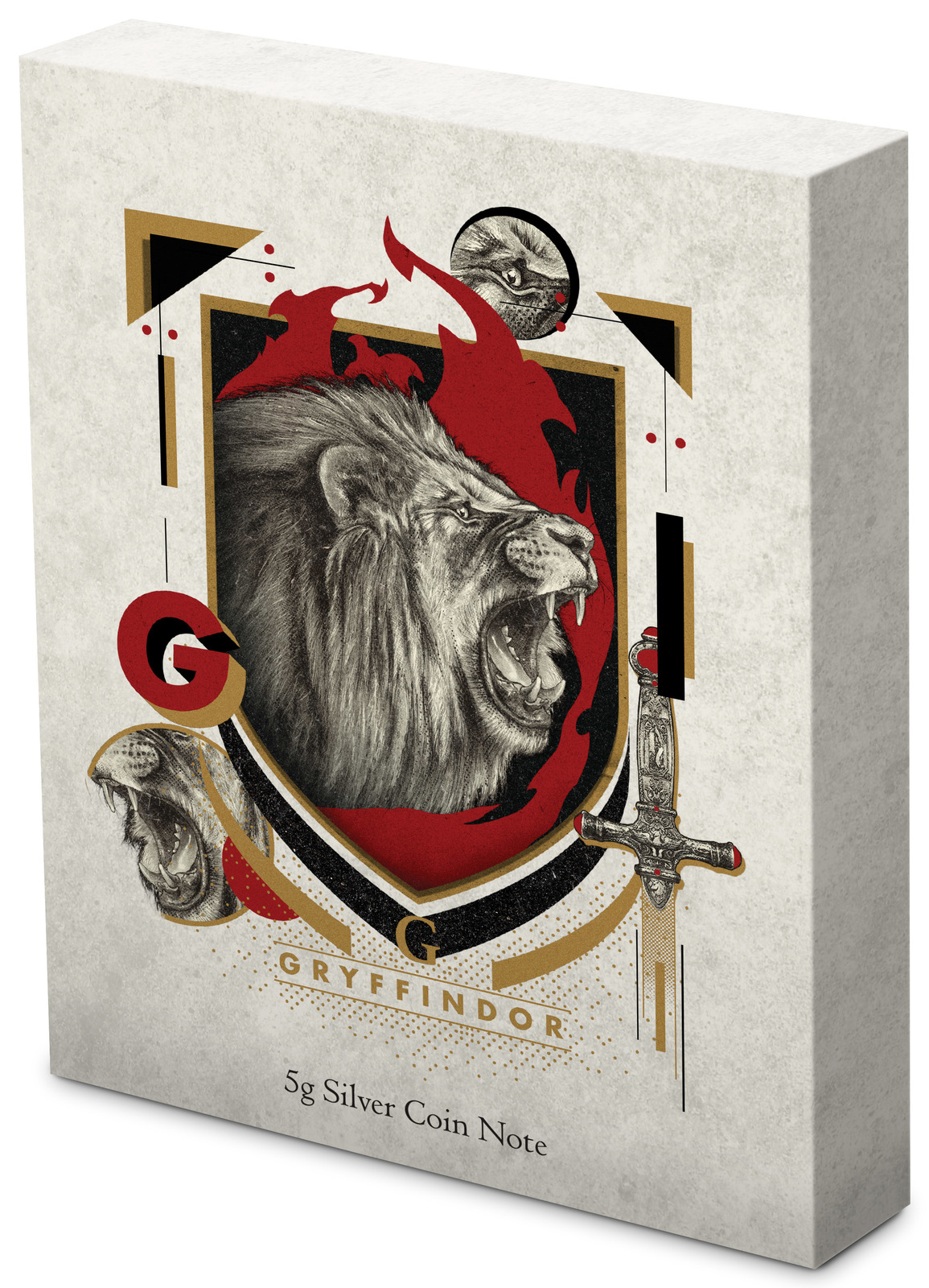 NZ Mint: Harry Potter - Silver Coin Note - Gryffindor 2020 (5g Silver) image
