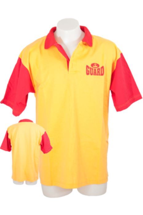 Eyeline Polo Shirt Red/Yellow (XL) image